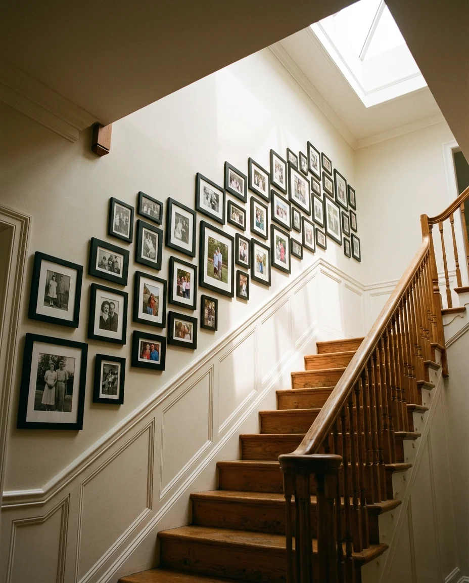 Hall of Frames Staircase Wall 1