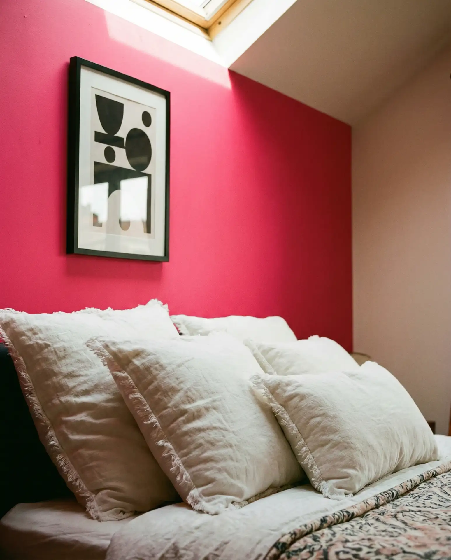Hot Pink Accent Wall for a Bold Statement 1