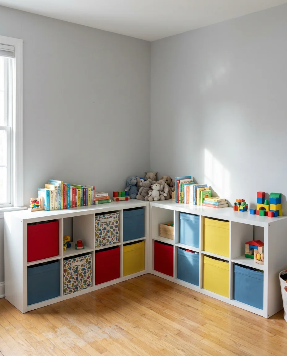 IKEA Kallax Hack Play Wall 1