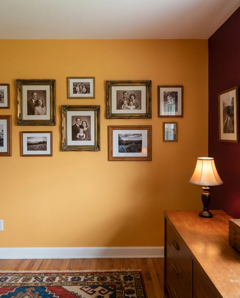 Indian-Inspired Bedroom Decor Photo Wall 2