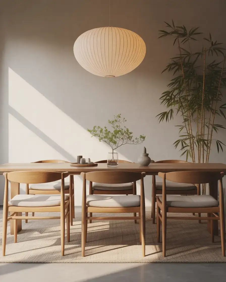 Japandi-Inspired Dining Chairs Blending Cultures 1