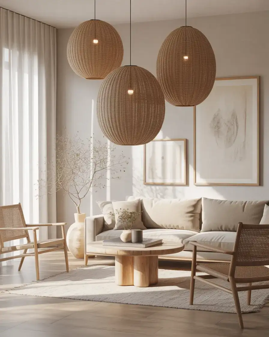 Japandi-Inspired Pendant Clusters 1