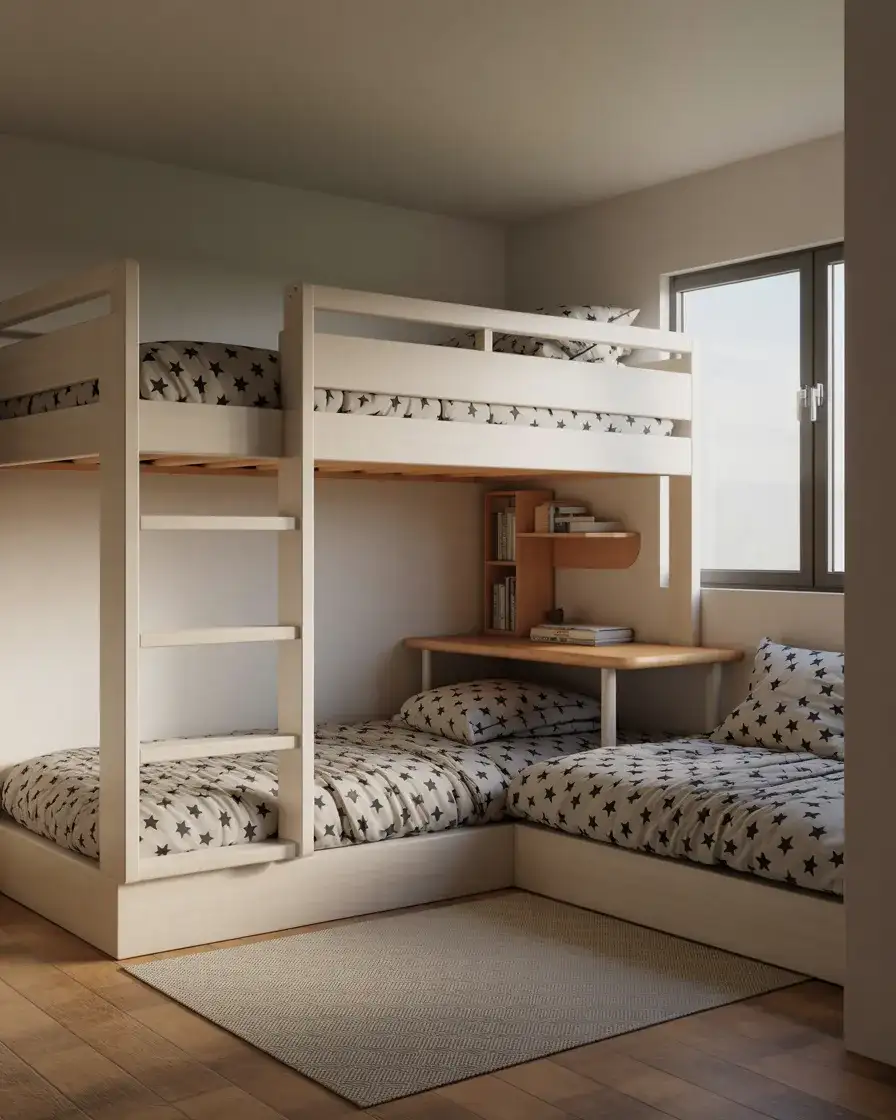 L-Shaped Bunk Beds That Do More With the Corner 1