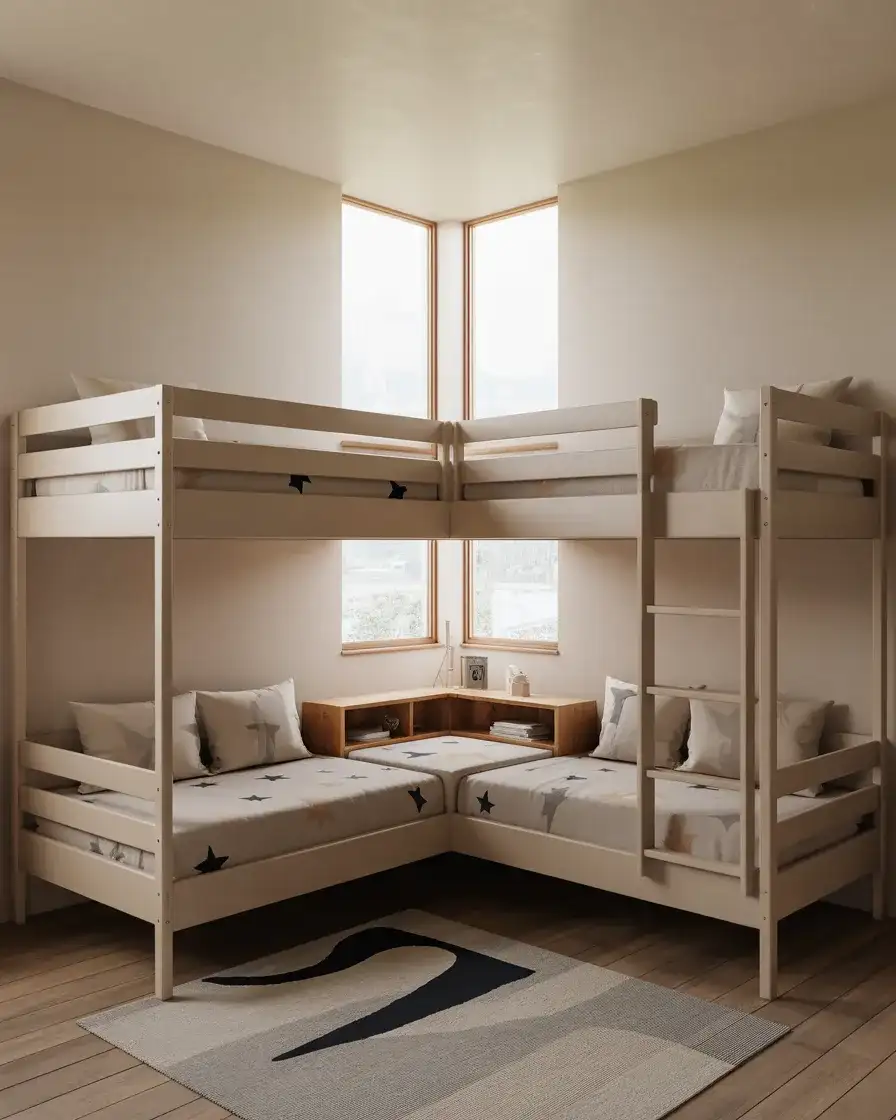 L-Shaped Bunk Beds That Do More With the Corner 2