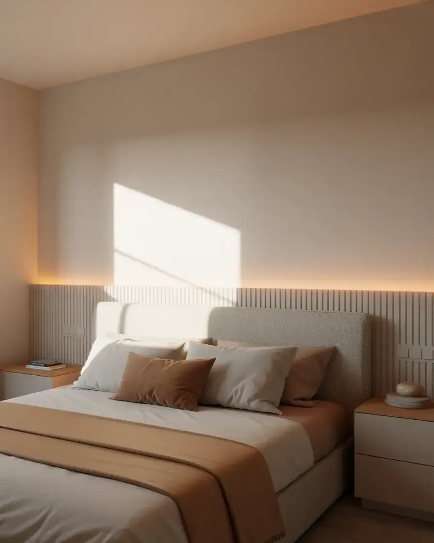 LED Strip Lighting Behind the Headboard 2