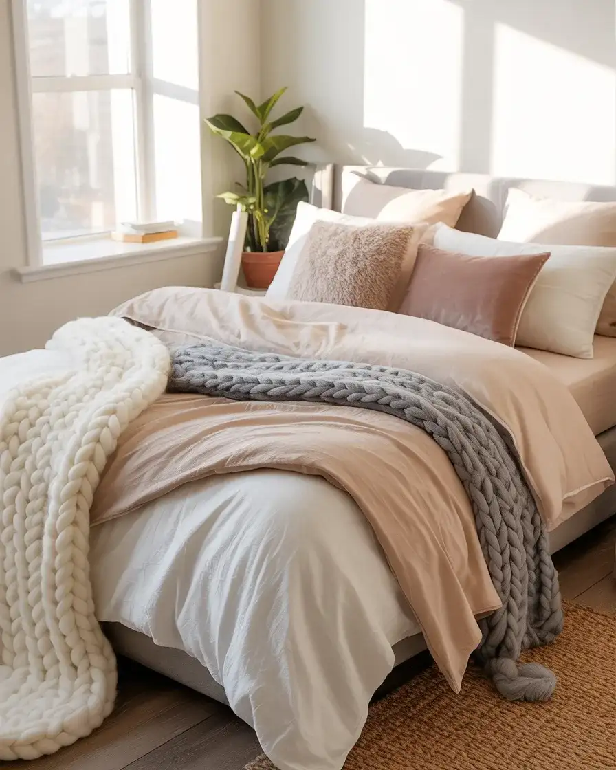Layered Textiles for a Cozy Bedroom Retreat 1