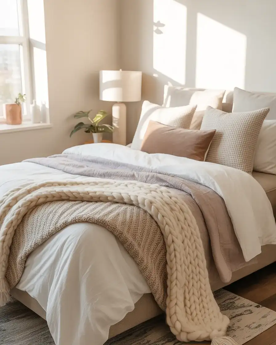 Layered Textiles for a Cozy Bedroom Retreat 2