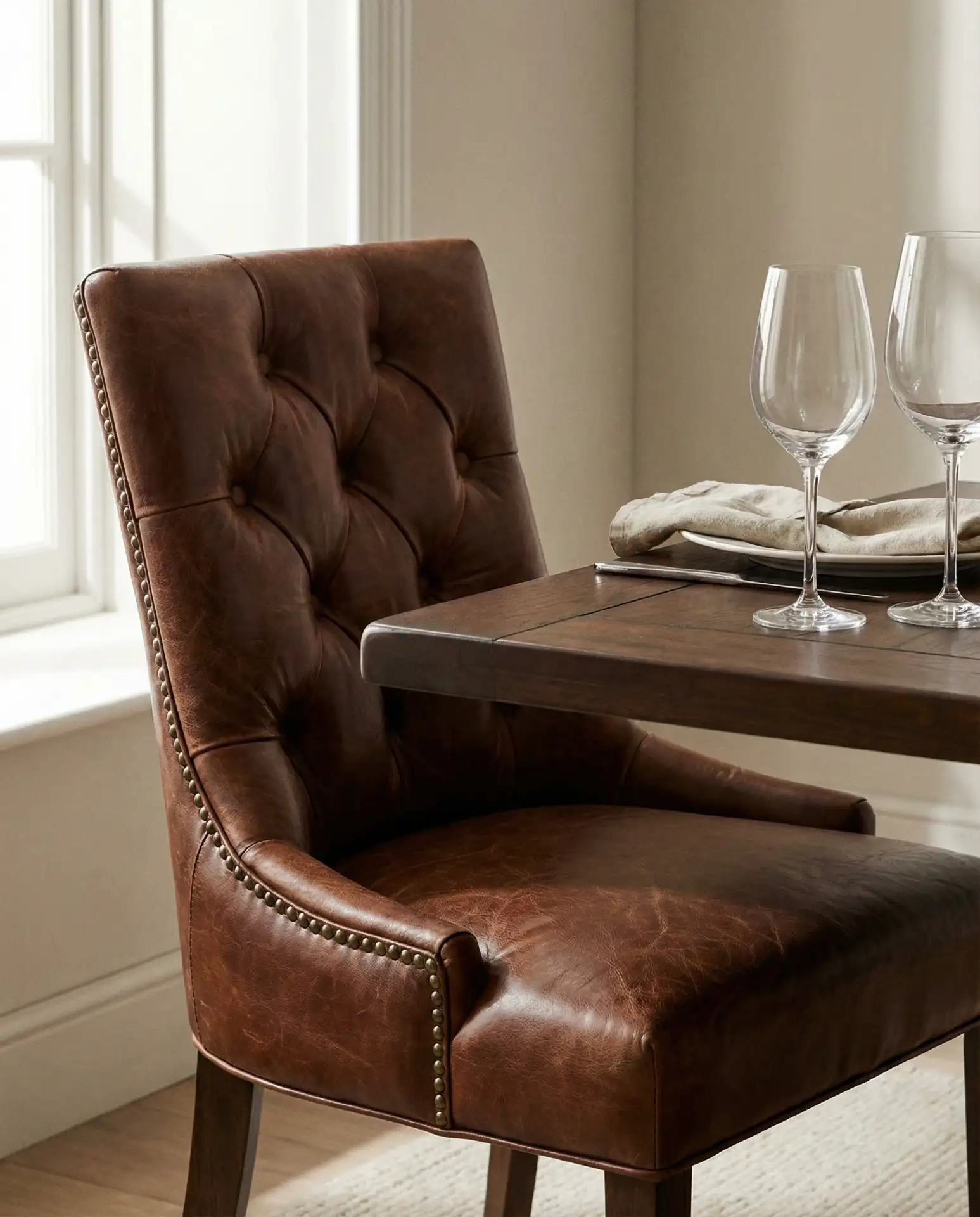 Leather Dining Chairs for Sophisticated Durability 2