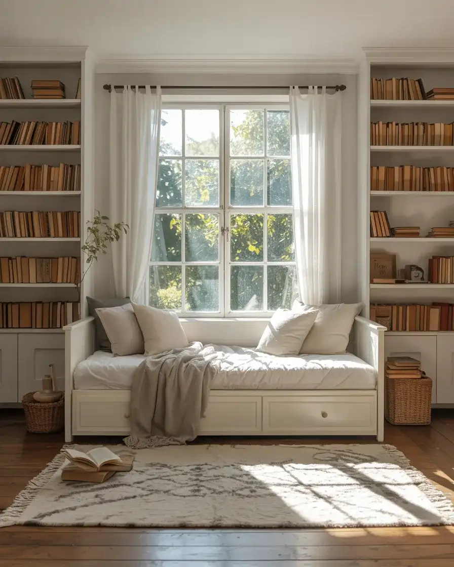 Library with a Daybed 1