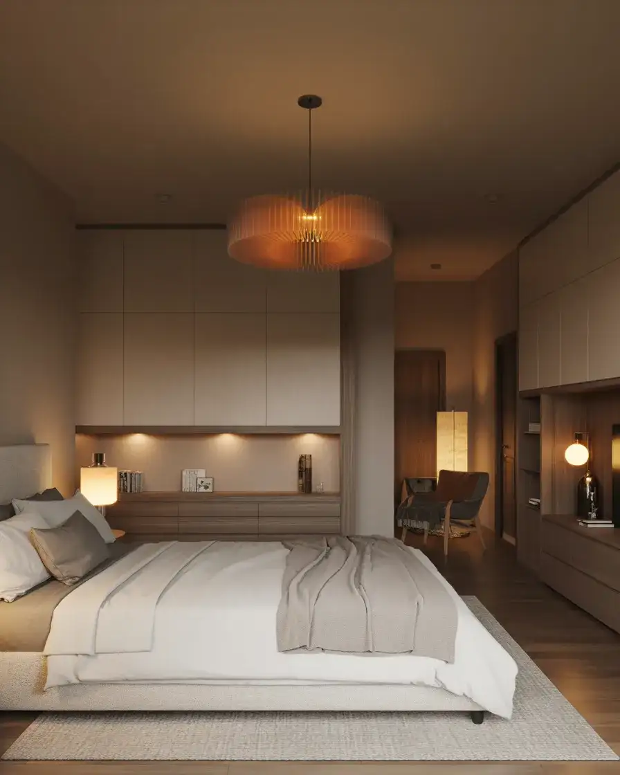 Master Bedroom Lighting Plan with Multiple Zones 2