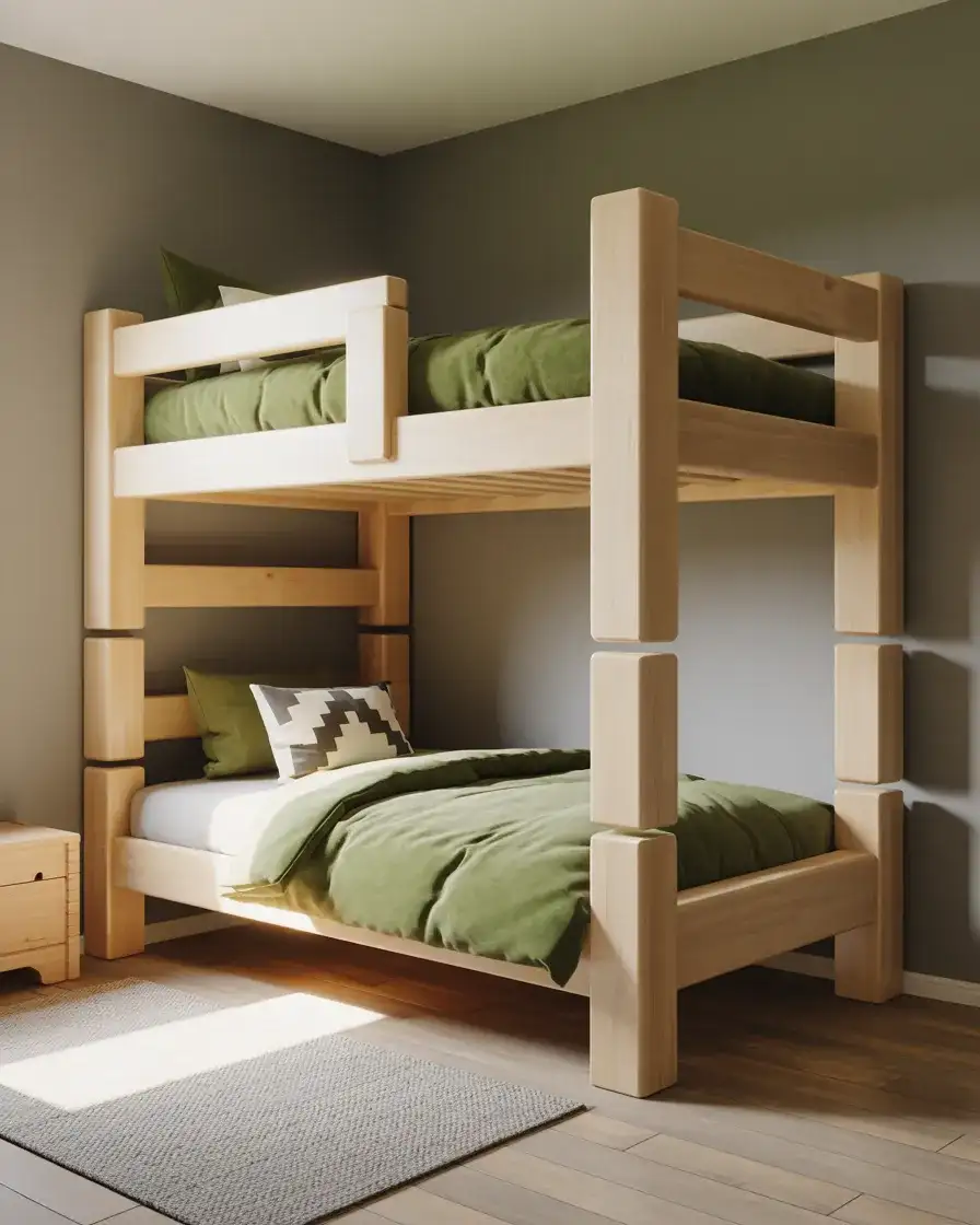 Minecraft-Inspired Bunk Beds for the Gaming Generation 1