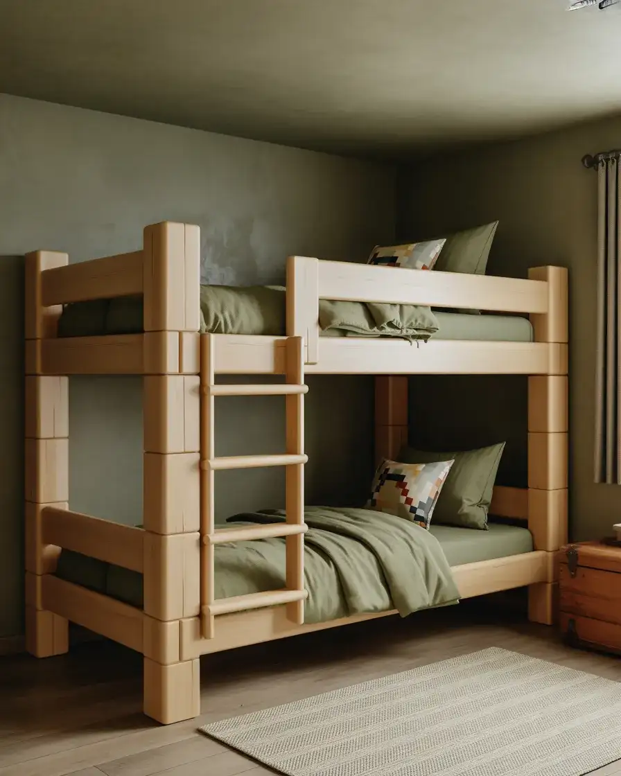 Minecraft-Inspired Bunk Beds for the Gaming Generation 2
