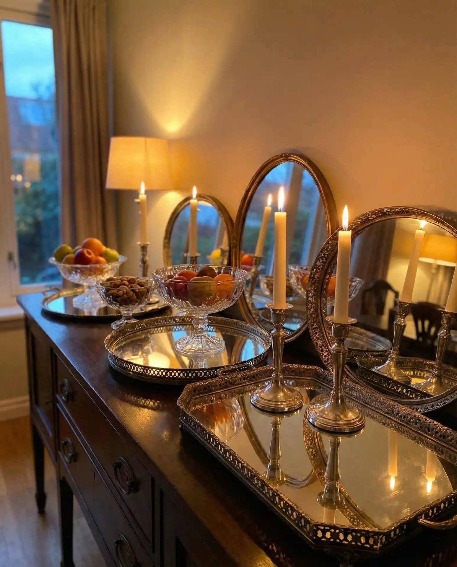 Mirrored Tray Reflective Base 2