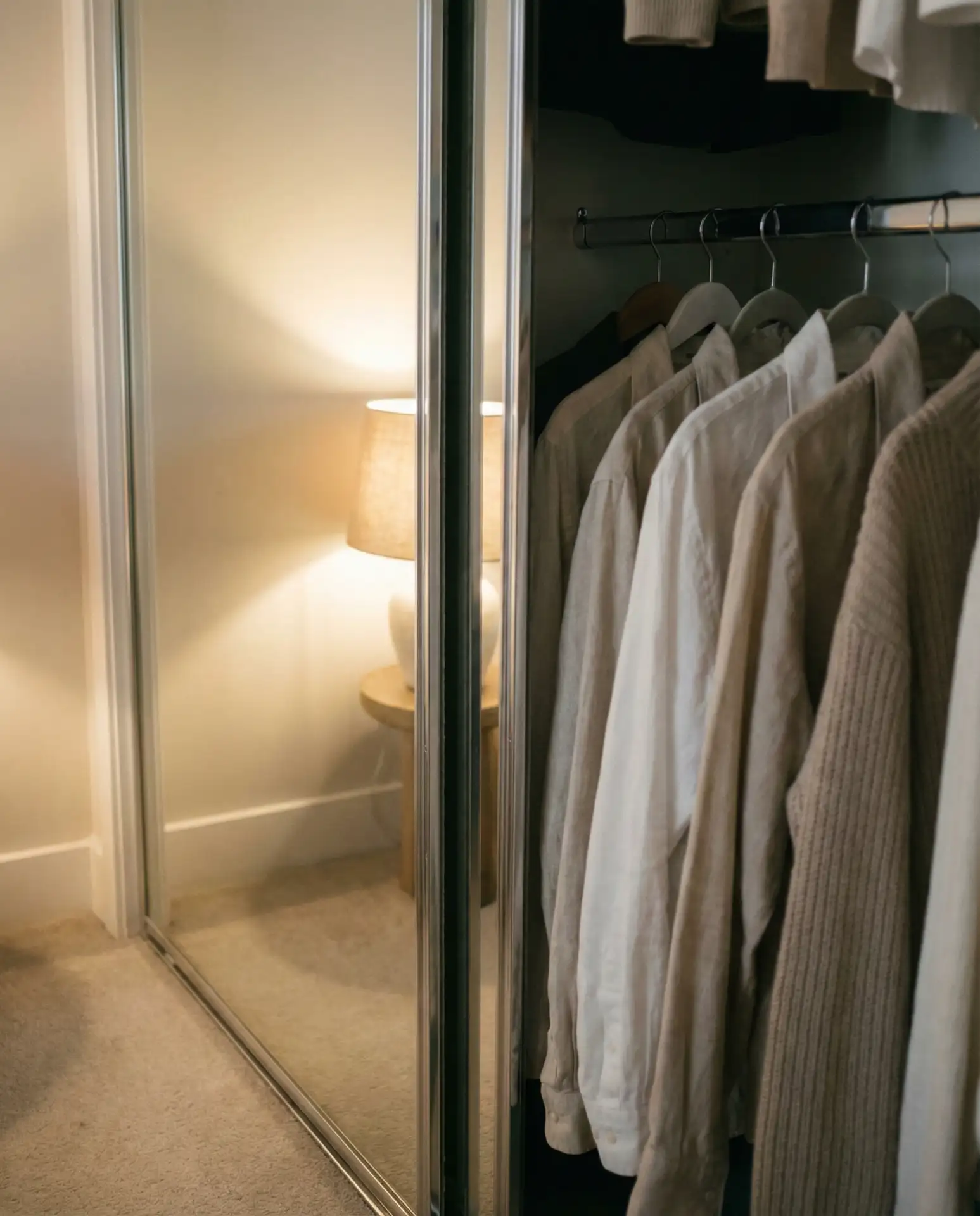 Mirrored Wardrobe Doors for Small Room Illusion 2