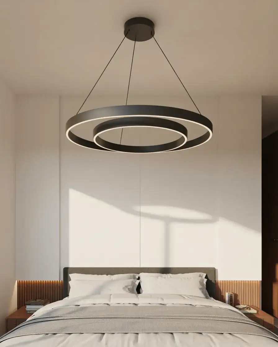 Modern Ceiling Fixtures with Geometric Silhouettes 2