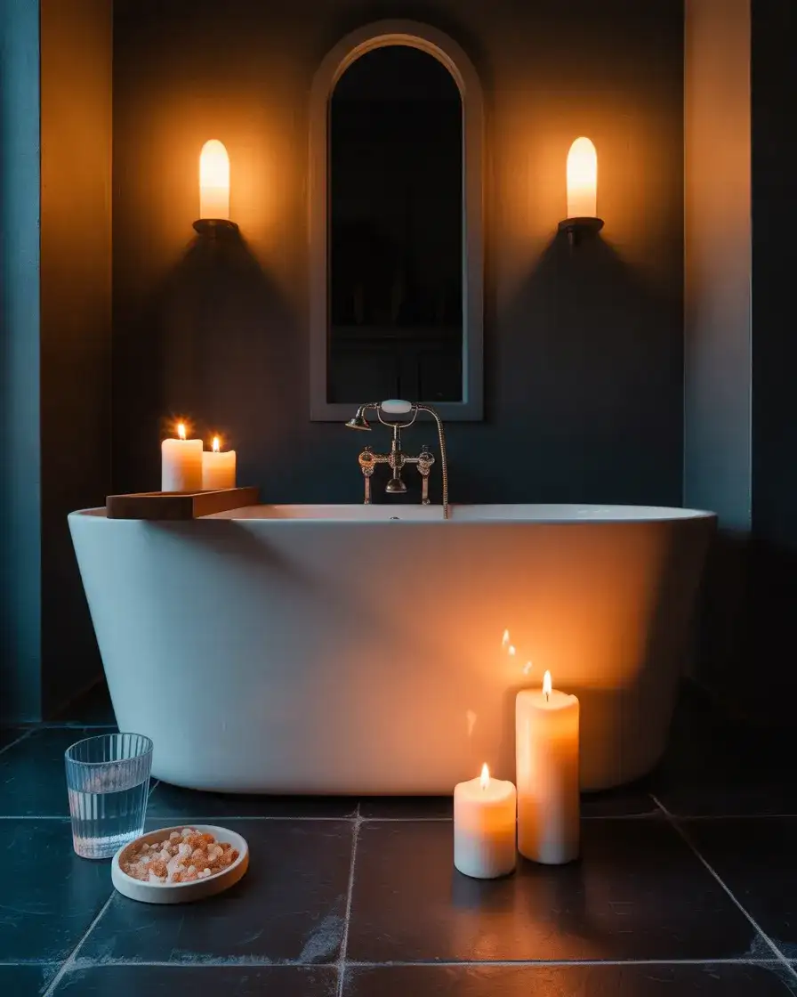 Moody Candlelit Evening Aesthetic 1