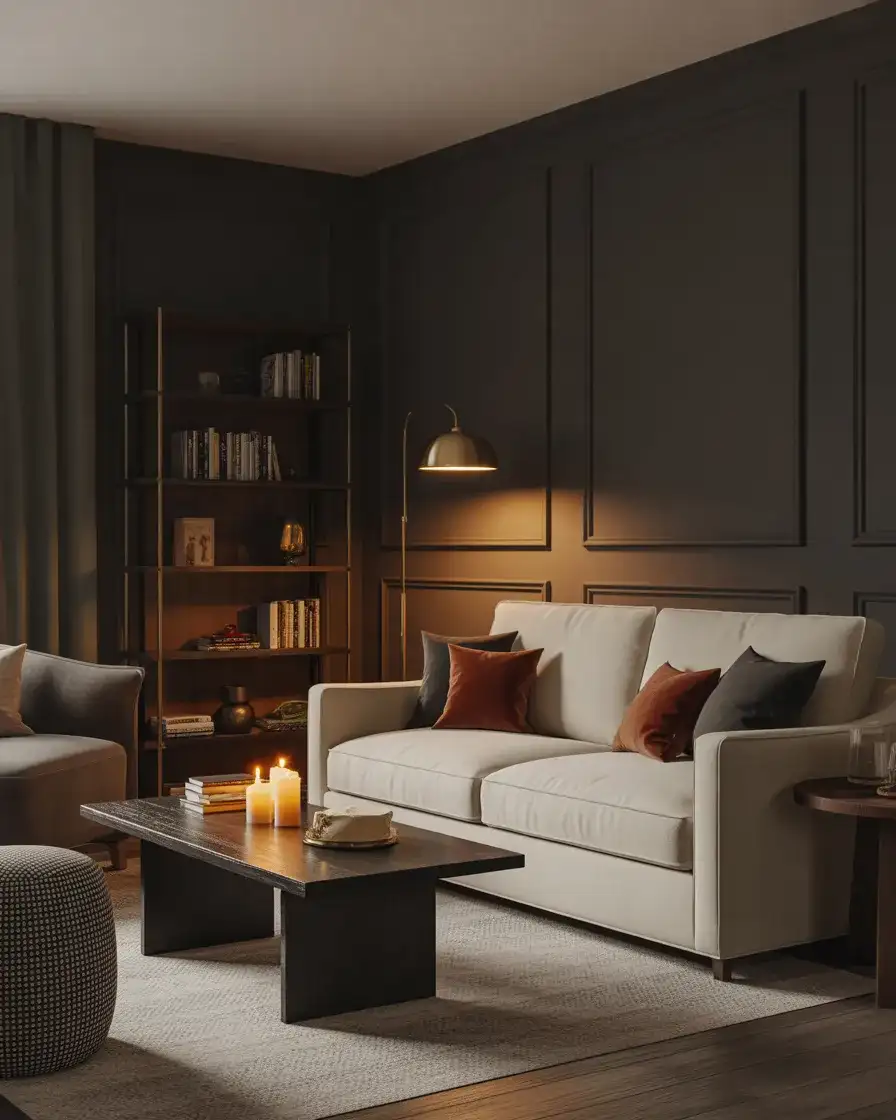 Moody Dark Walls That Actually Warm a Room 2