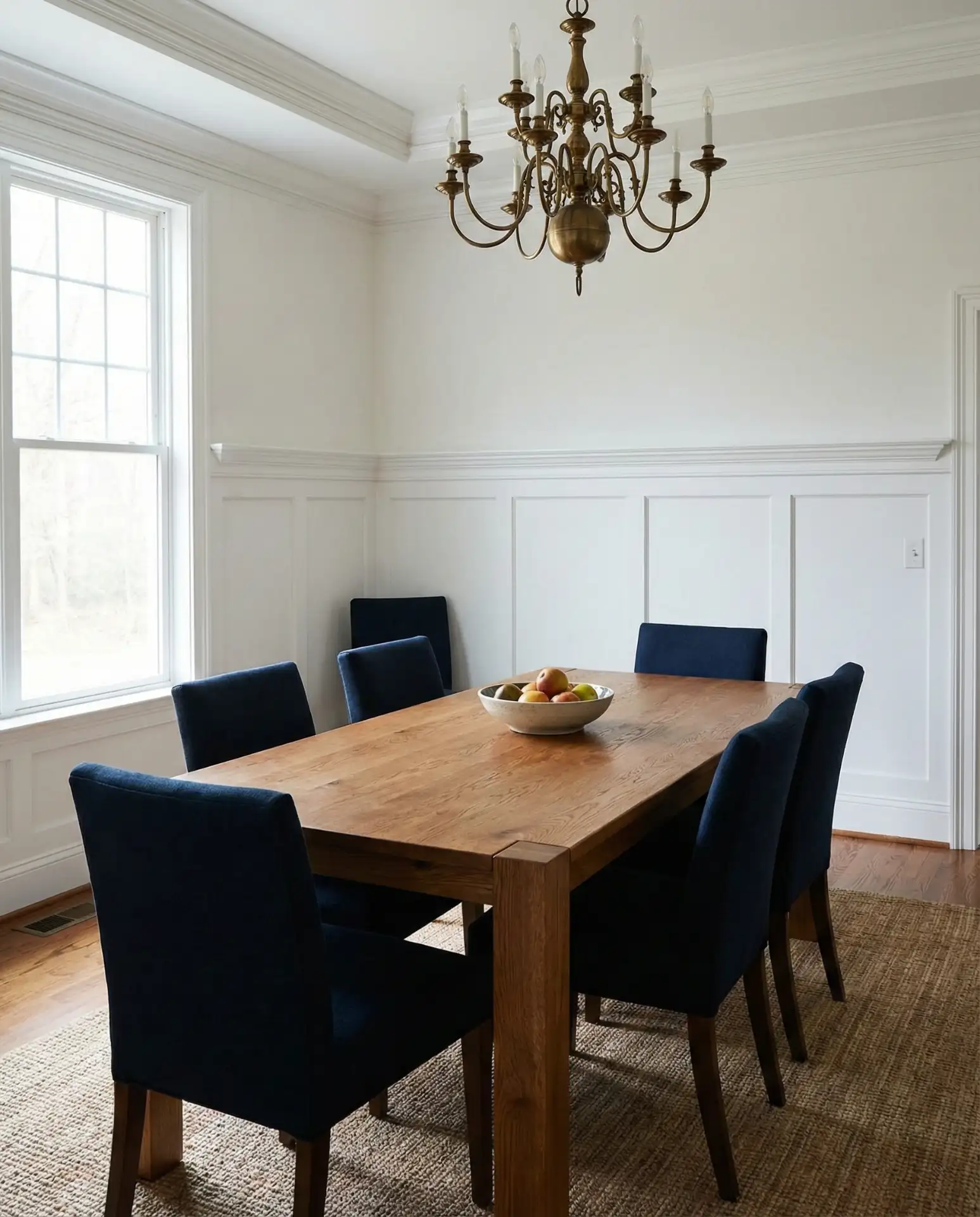 Navy Blue Upholstered Chairs for Classic Elegance 2