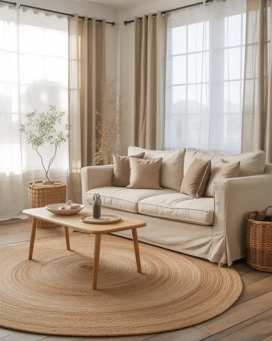 Neutral Palette with Natural Fiber Rugs 1