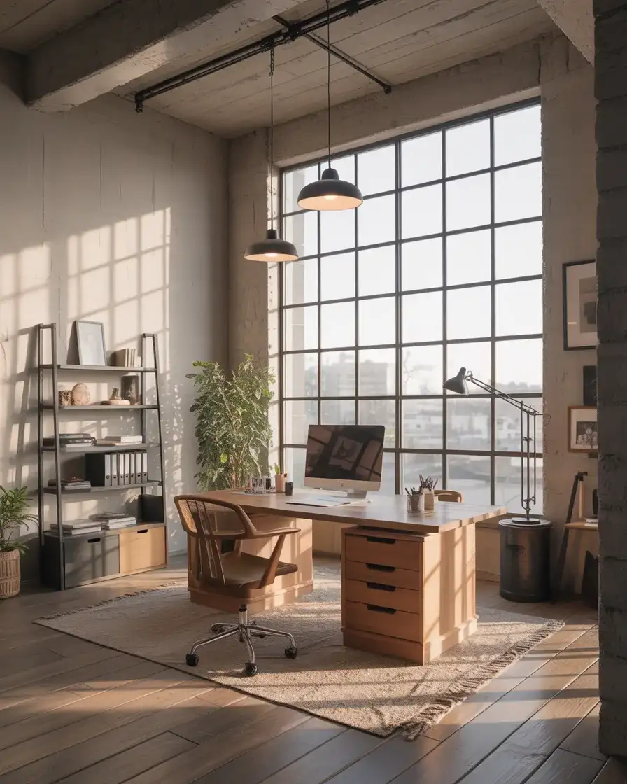 Open Loft Office with High Ceilings 1