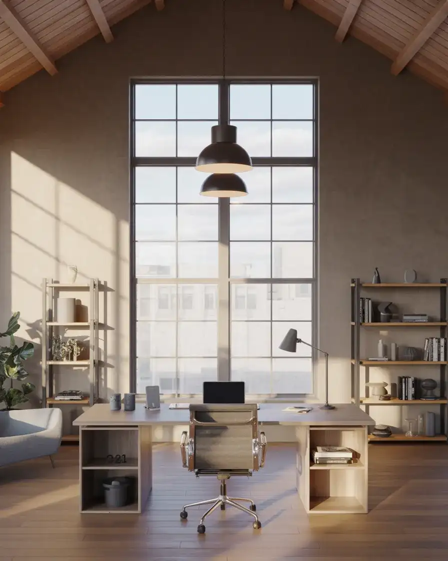 Open Loft Office with High Ceilings 2