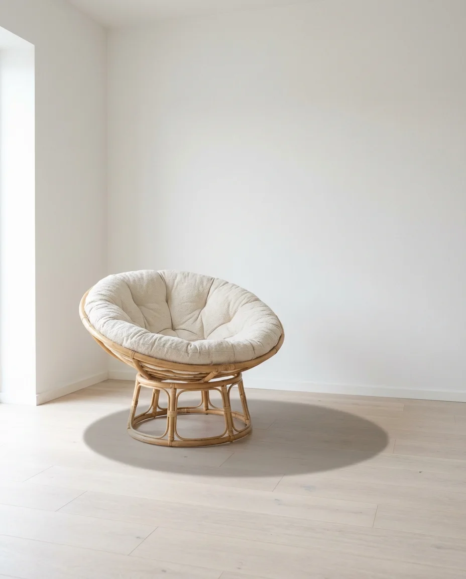 Papasan in a Minimalist Corner Setup 1