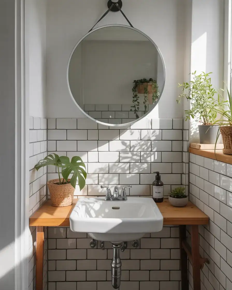 Peel-and-Stick Tile for a Bathroom Refresh 1