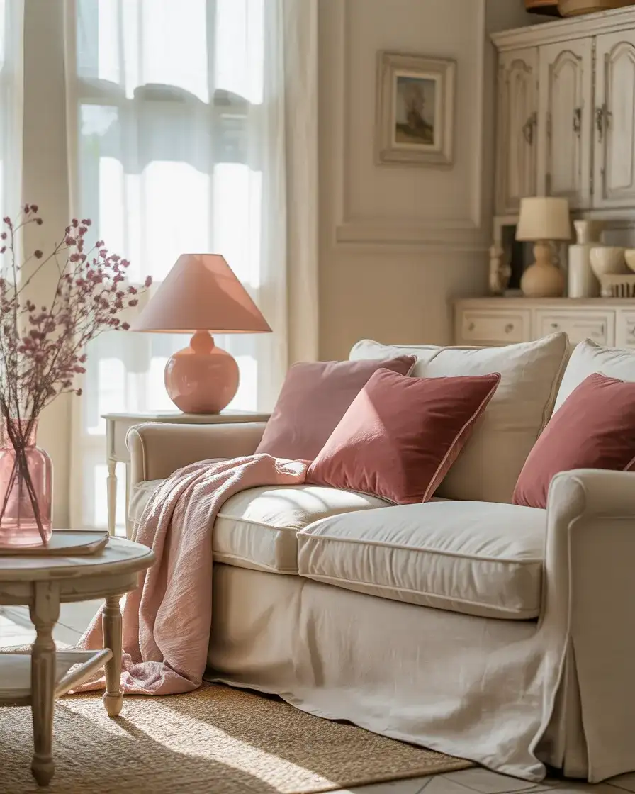 Pink Blush Accents in Neutral Setting 2