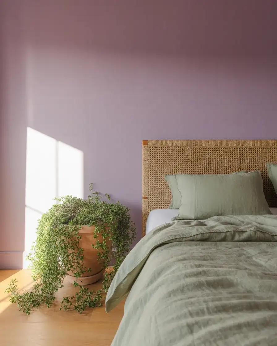 Purple and Sage Green Nature Inspired Harmony 1