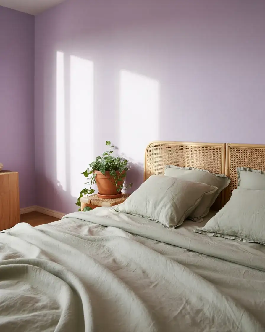 Purple and Sage Green Nature Inspired Harmony 2