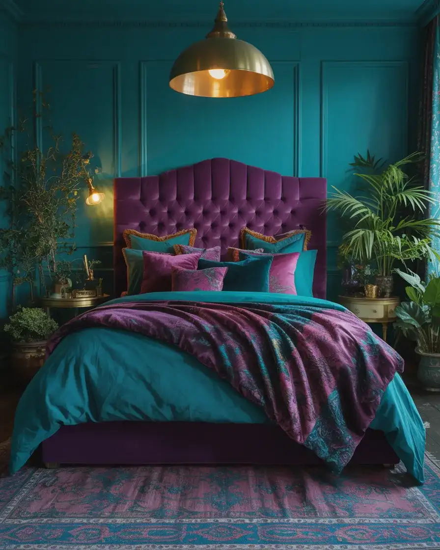 Purple and Teal Unexpected and Electric 1