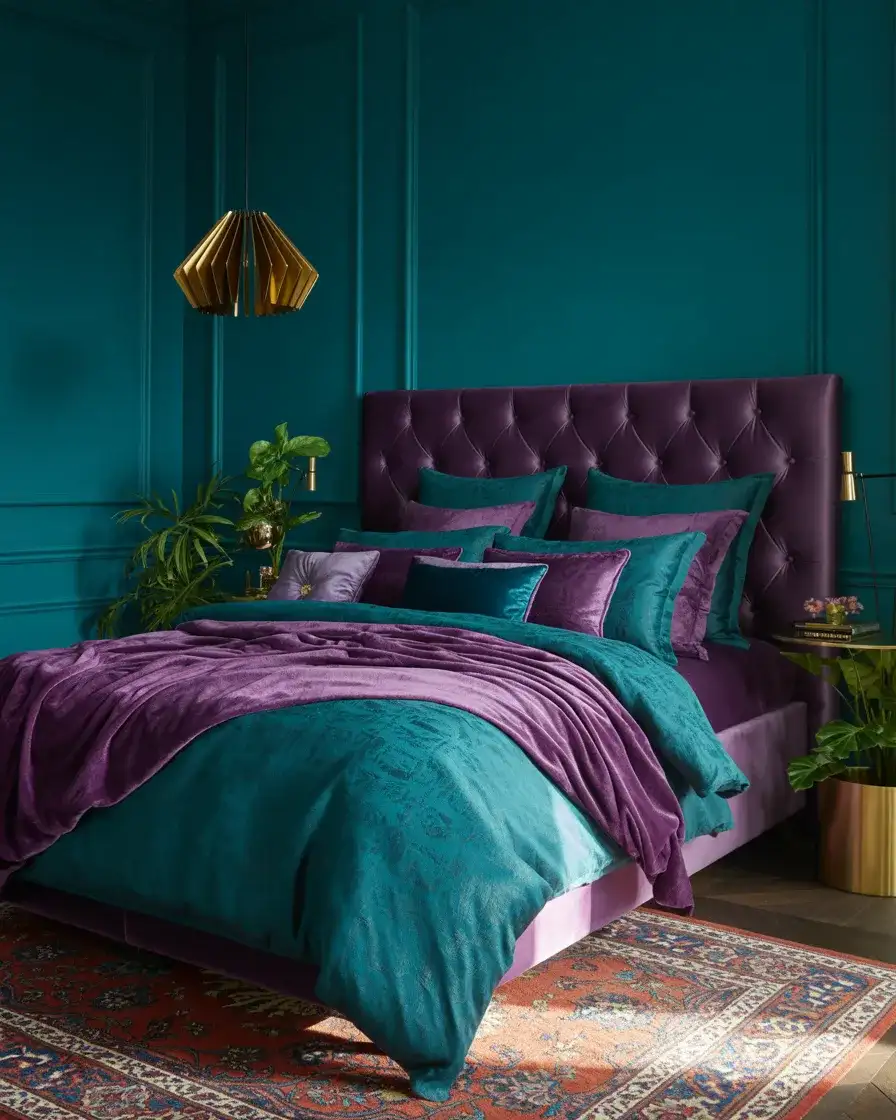 Purple and Teal Unexpected and Electric 2