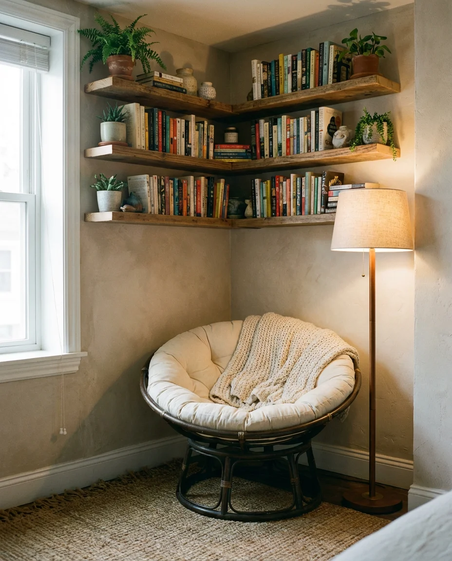 Reading Nook Ideas for Small Spaces 1
