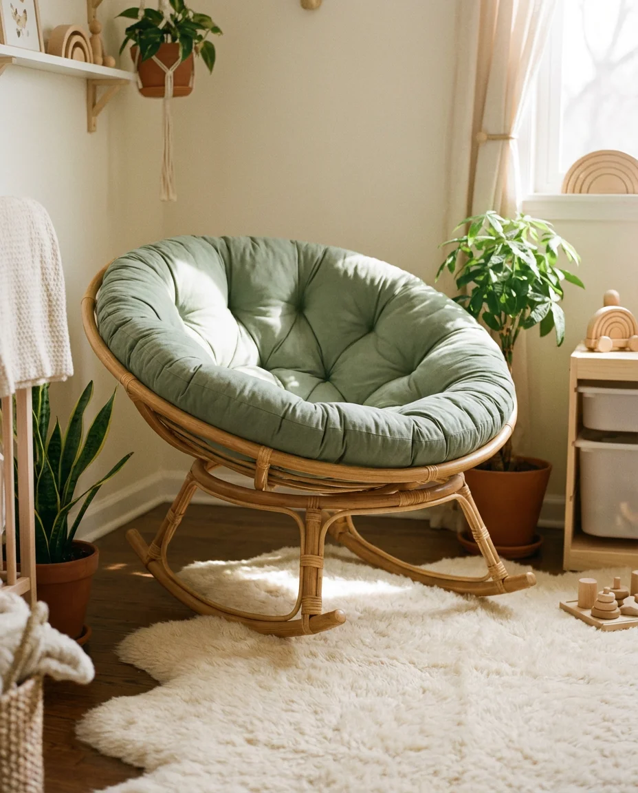 Rocking Papasan for Ultimate Comfort 1