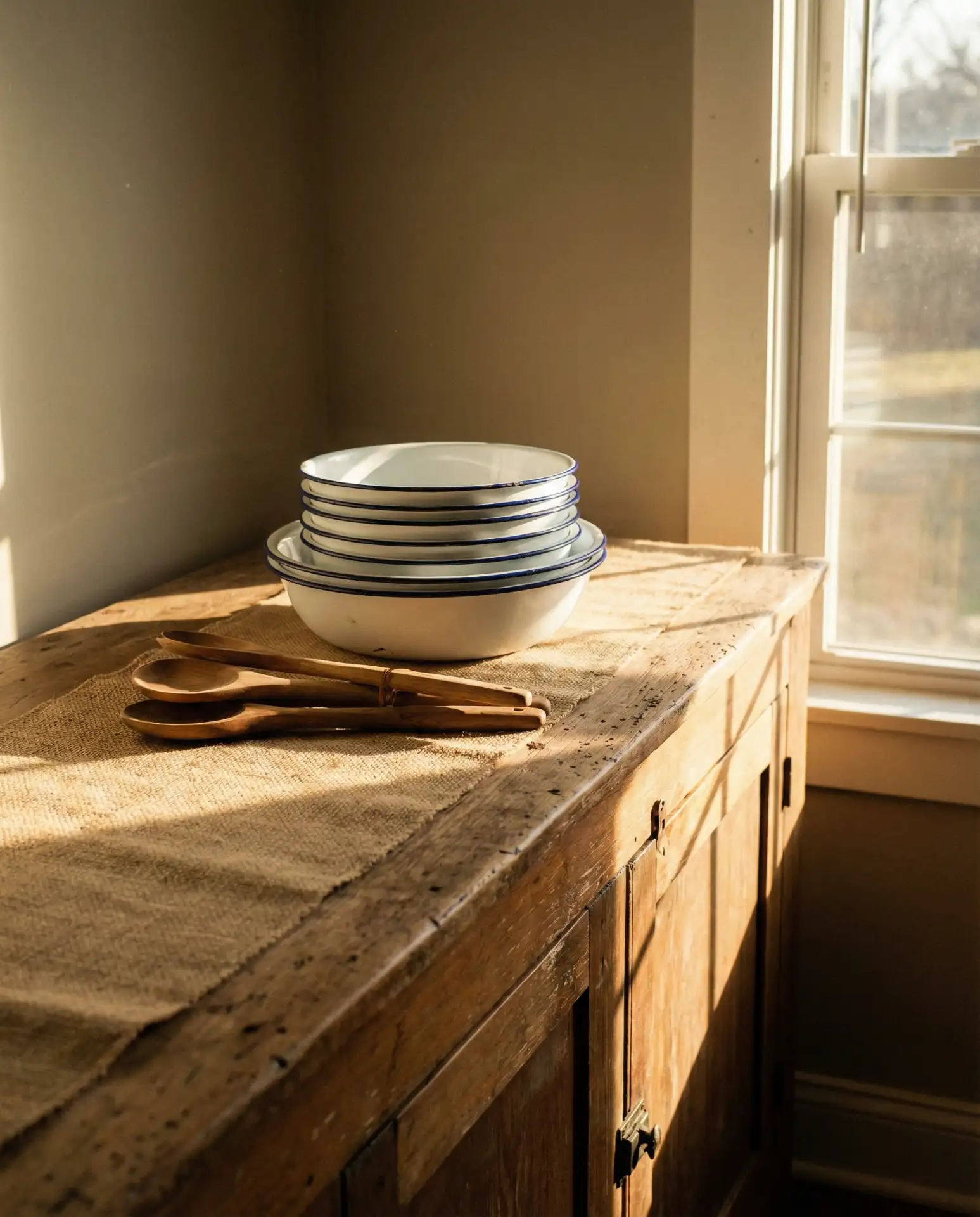 Rustic Farmhouse Console Display 1