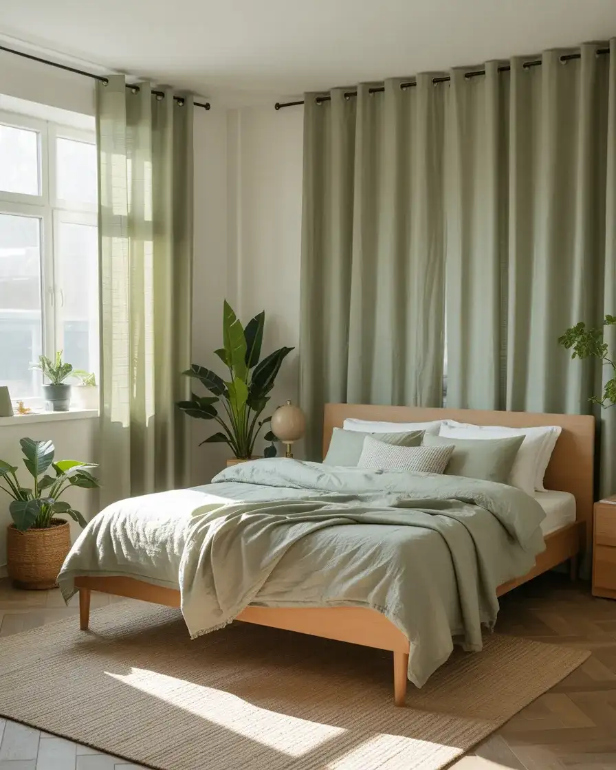 Sage Green Linen for a Calming Retreat 2