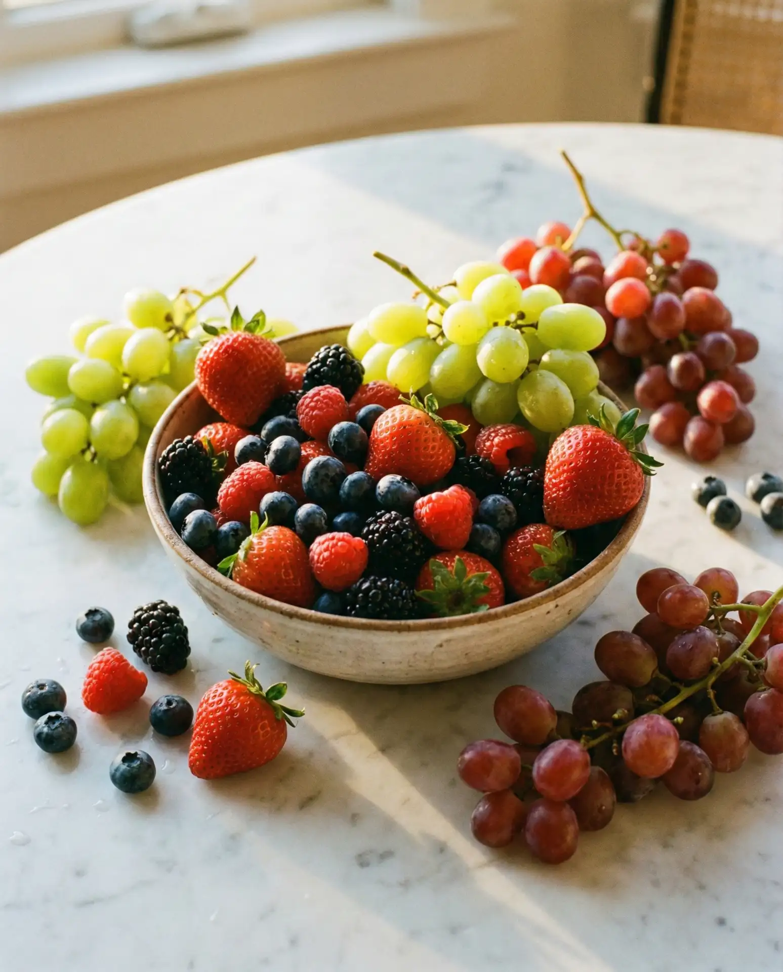 Seasonal Fruit Cascade Display 2