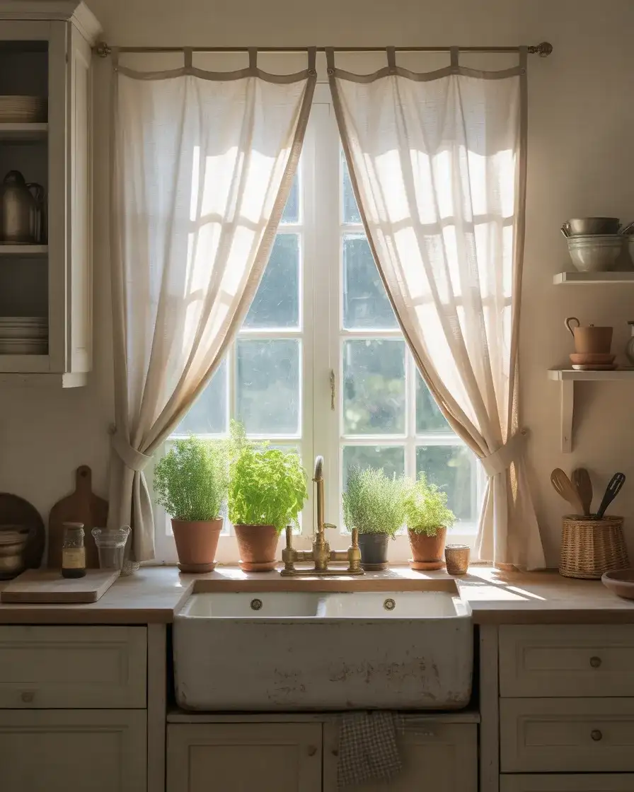 Sheer Linen Curtains for Soft Morning Light 1