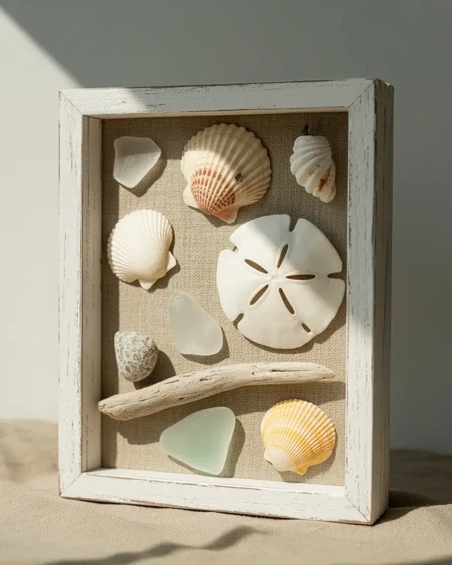 Shell Collection Coastal Shadow Box 2