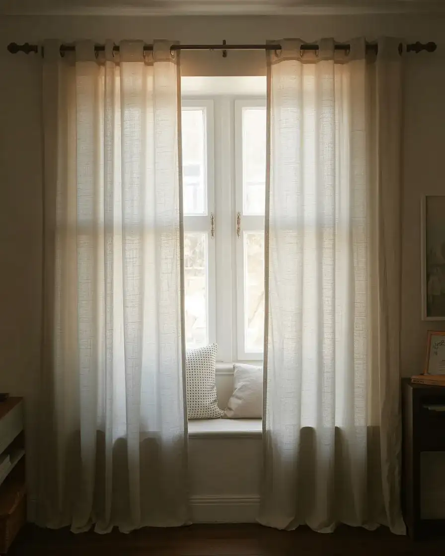 Short Café-Style Curtains for Privacy 2