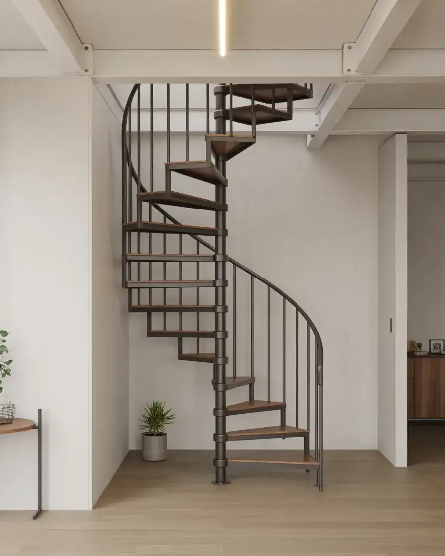 Spiral Staircases for Compact Footprints 1