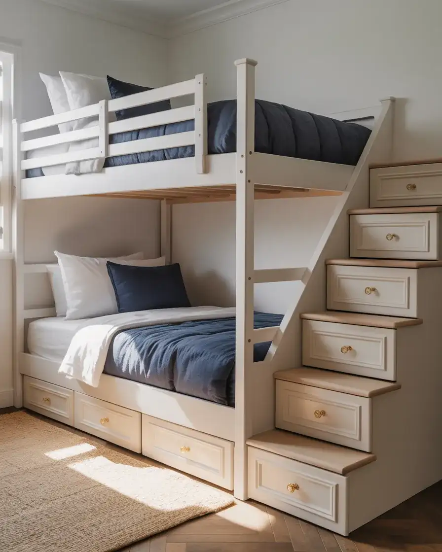 Staircase Bunk Beds That Replace the Ladder for Good 1
