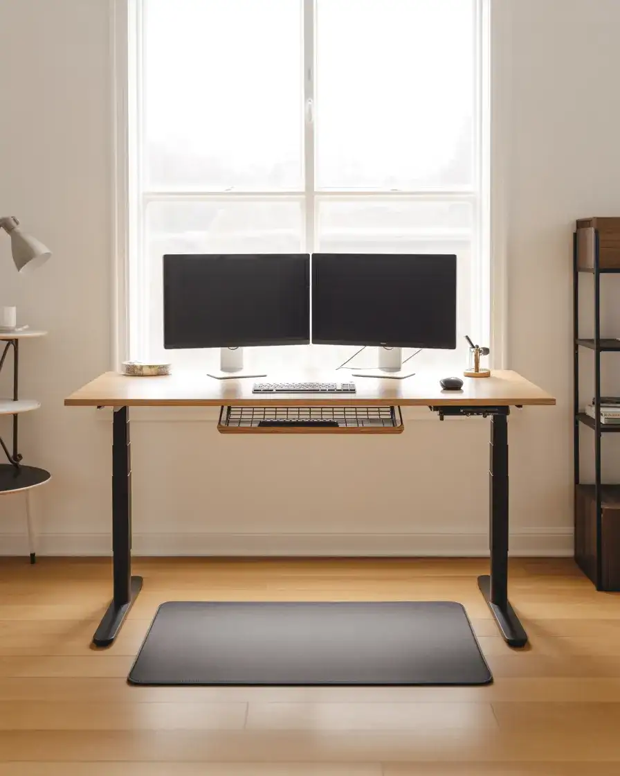 Standing Desk Setup with Ergonomic Flow 1