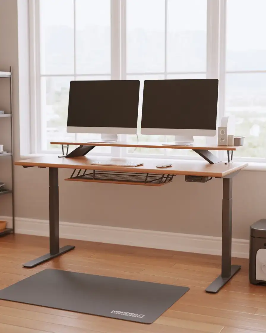 Standing Desk Setup with Ergonomic Flow 2