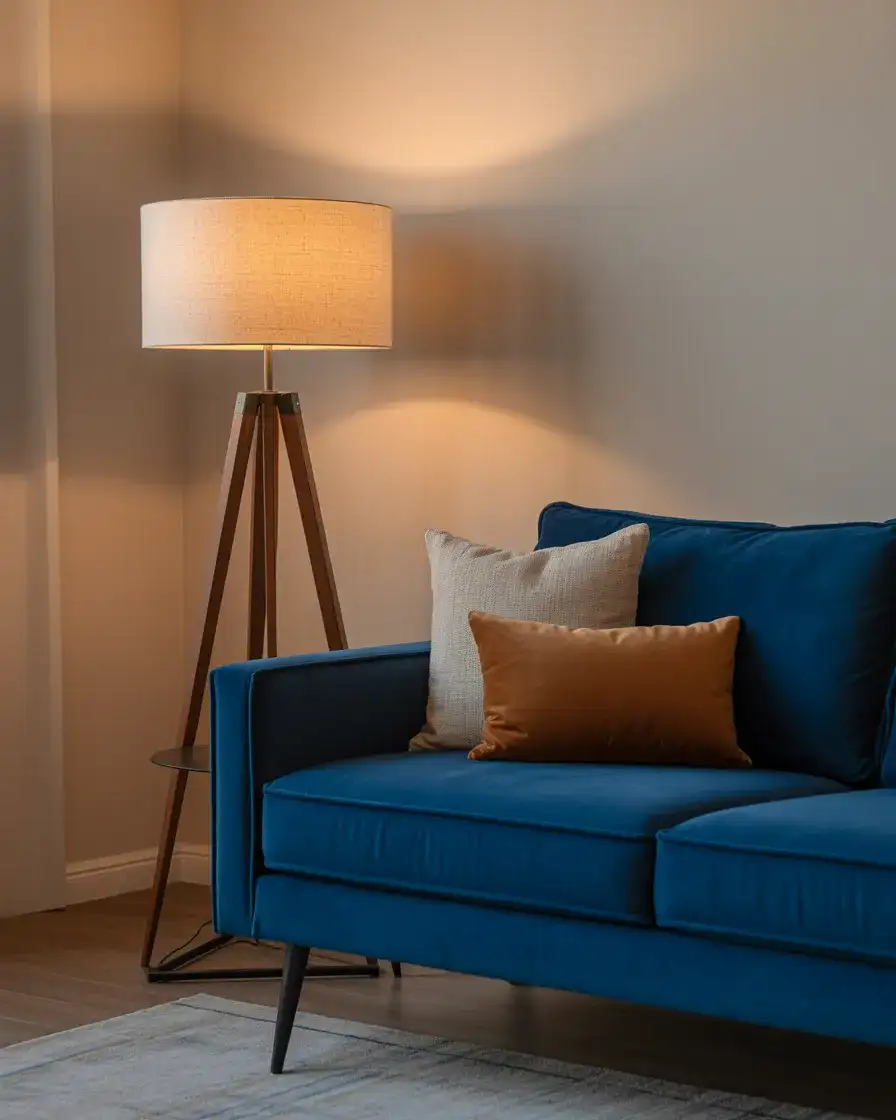 Statement Lamps for Blue Couches 1
