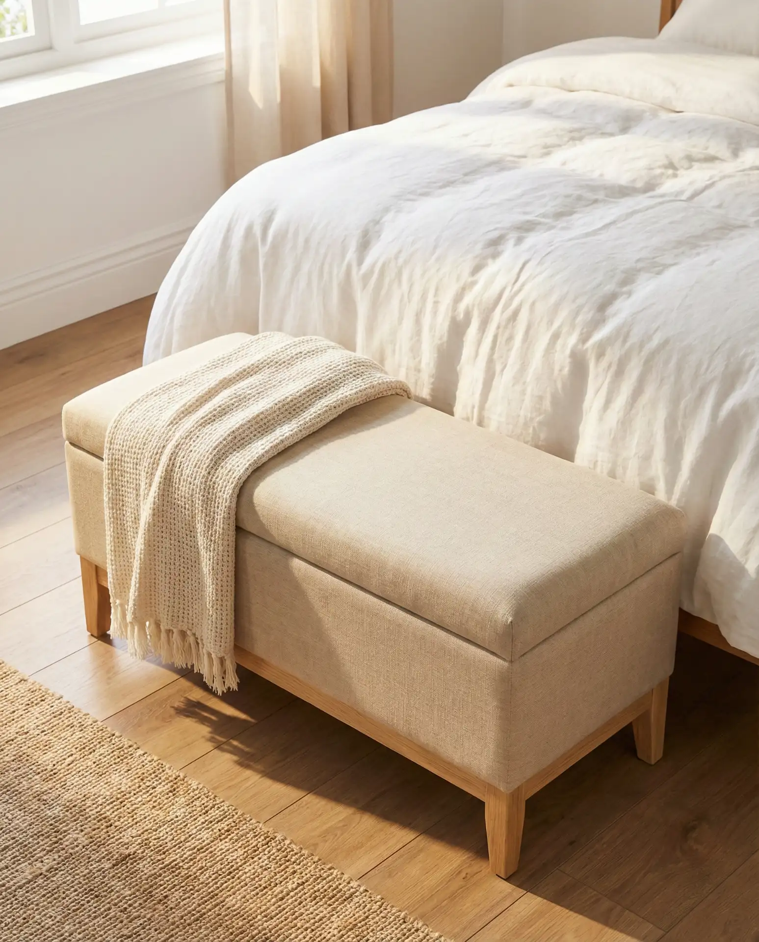 Storage Bench at the Foot of the Bed 1