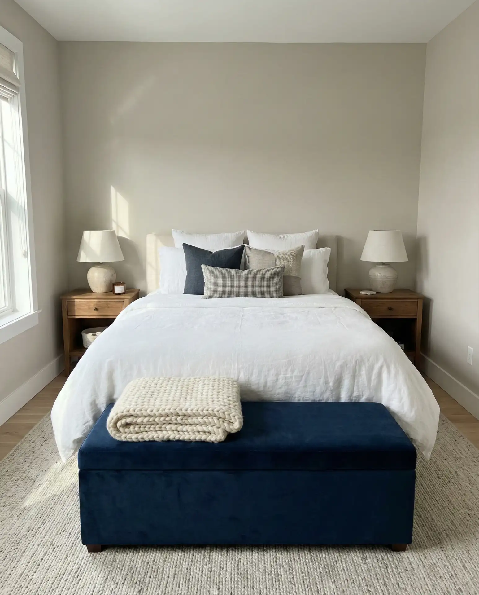 The 10x10 Bedroom with a Bench at the Foot of the Bed 2