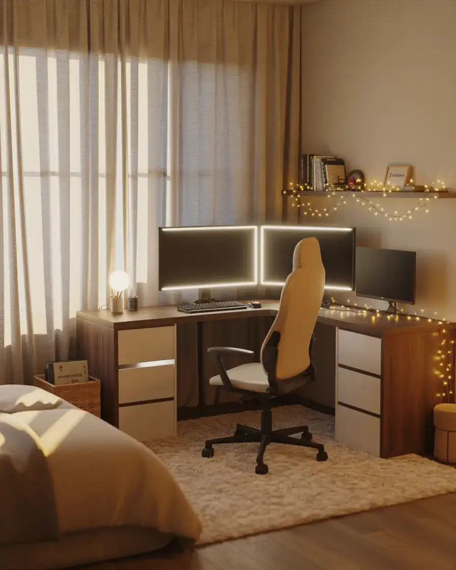 The Cozy Bedroom Gaming Corner 2