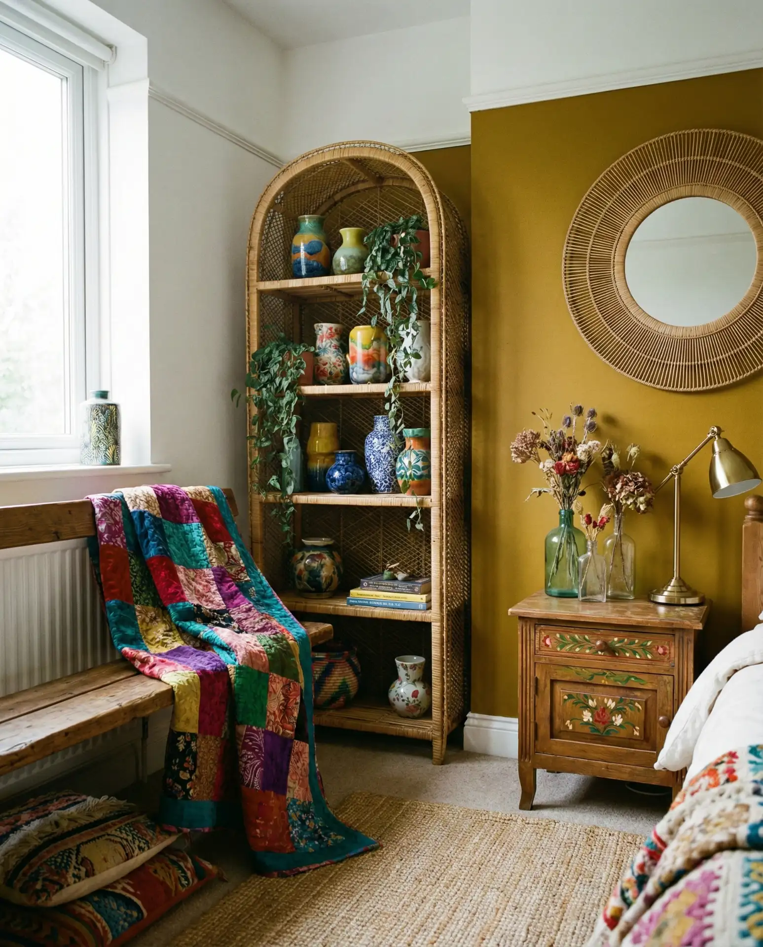 The Eclectic Colorful Bohemian Bedroom 1