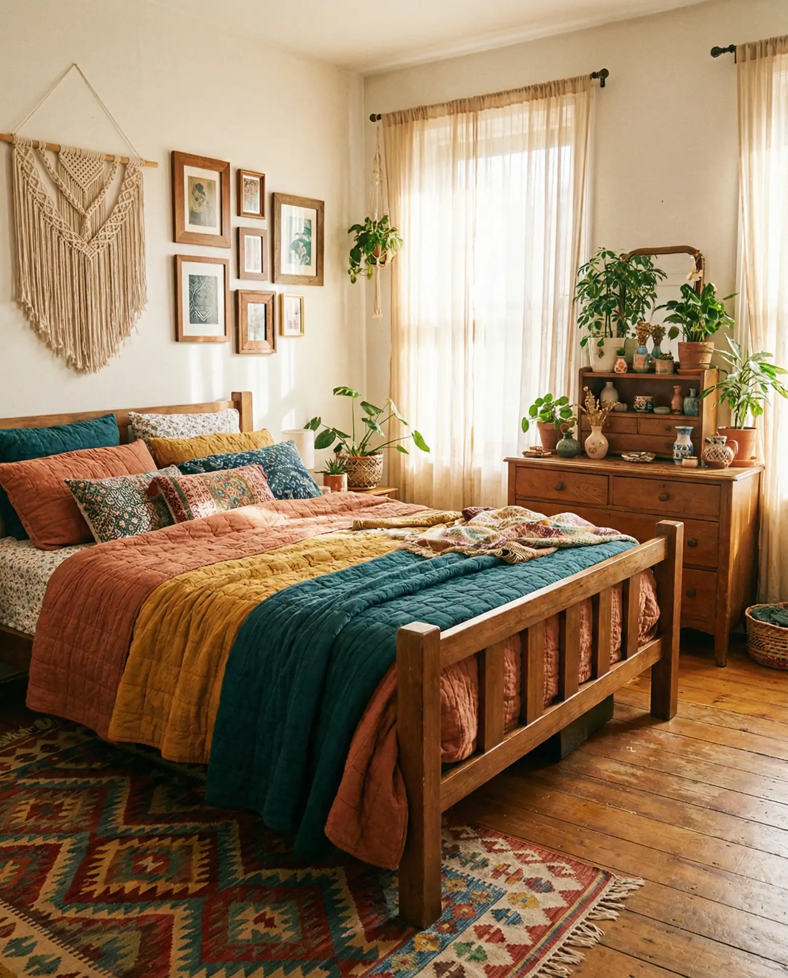 The Eclectic Colorful Bohemian Bedroom 2
